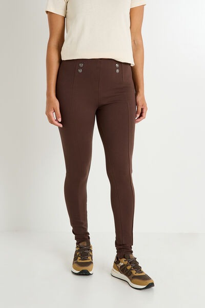 Legging milano taille élastiquée fem