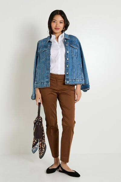 Pantalon cigarette femme