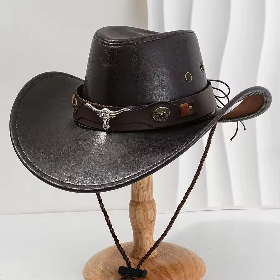 Chapeau de Cowboy Texas Cuir