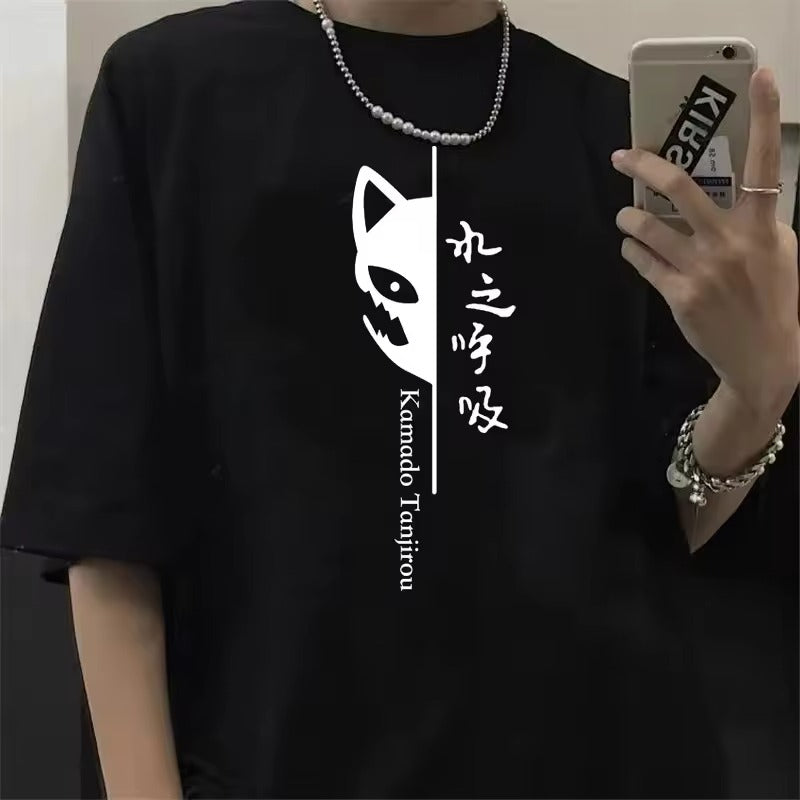 T-shirt hommes Kimetsu No Yaiba Rengoku
